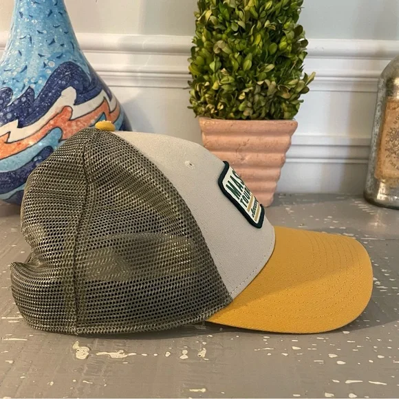RARE Masters Tournament Trucker Hat - Augusta National Golf Logo, Yellow/Gray - Picture 3 of 10